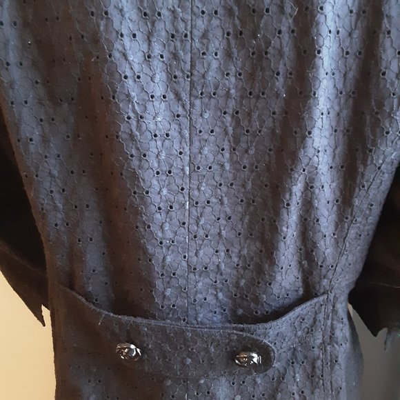 Black Two Piece Skirt Suit by JOSEPHINE CHAUS - Picture 4 of 11